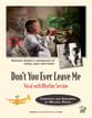 Don't You Ever Lave Me Vocal Solo & Collections sheet music cover